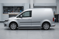Volkswagen Caddy 2015–2020 Stranske stopnice Tayga Grey (2 kos, aluminij) fotografija 1