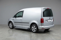 Volkswagen Caddy 2015–2020 Stranske stopnice Rainbow (2 kosa, aluminij) Maxi medosna razdalja fotografija 1