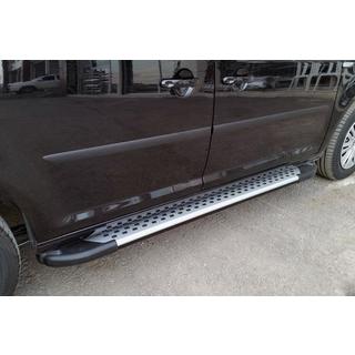 Stranske stopnice Allmond Grey (2 kosa, aluminij) Volkswagen Caddy 2015–2020 fotografija 1