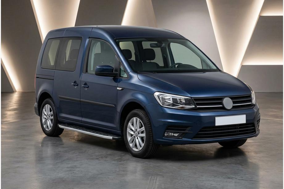 Volkswagen Caddy 2015–2020 Stranski pragovi Fullmond (2 kosa, aluminij) Image