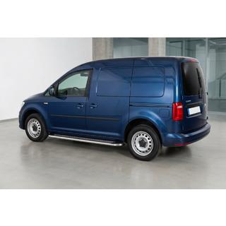 Stranske stopnice Maydos V2 (2 kosa, aluminij/nerjavno jeklo) Volkswagen Caddy 2015–2020 fotografija 1