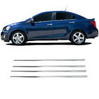 Chevrolet Aveo T300 2011–2020 Spodnje okenske letve (nerjavno jeklo) Kombilimuzina, OmsaLine – italijansko nerjaveče jeklo fotografija 2