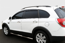 Chevrolet Captiva 2006–2019 Stranske cevi (2 kos, nerjaveče jeklo) Ø70 mm fotografija 2