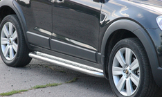 Chevrolet Captiva 2006–2019 Stranski pragovi Premium (2 kos, nerj.) fotografija 1