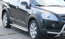 Chevrolet Captiva 2006–2019 Stranski pragovi Premium (2 kos, nerj.) fotografija 2