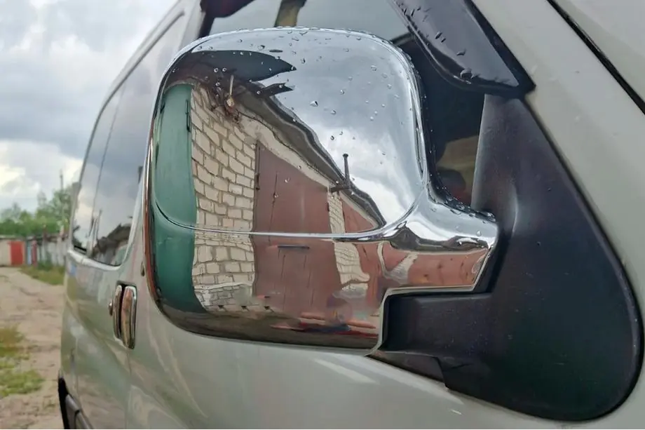Citroen Berlingo 1996–2008 Kromirane obloge ogledal (2 kosa, plastika) Fotografija 4
