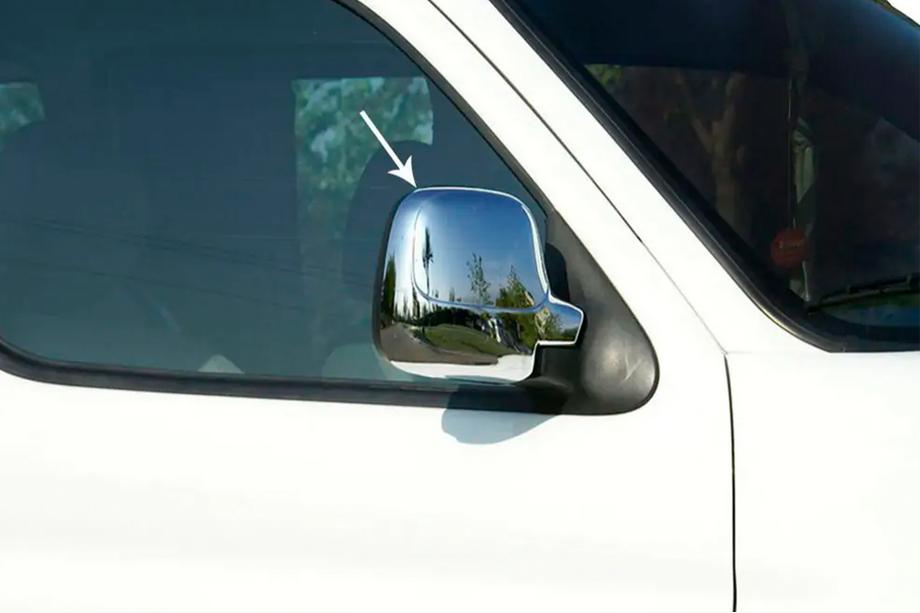 Citroen Berlingo 1996–2008 Kromirane obloge ogledal (2 kosa, plastika) Carmos Fotografija 5