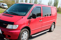 Mercedes Vito W638 1996–2003 Stranske stopnice Fullmond (2 kos, aluminij) fotografija 4
