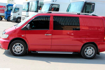 Mercedes Vito W638 1996–2003 Stranske stopnice Fullmond (2 kos, aluminij) fotografija 5
