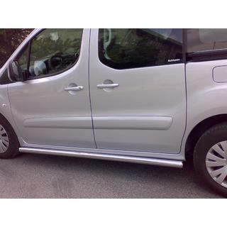 Stranske cevi (2 kos, nerjavno jeklo) Citroen Berlingo 1996–2008 fotografija 2