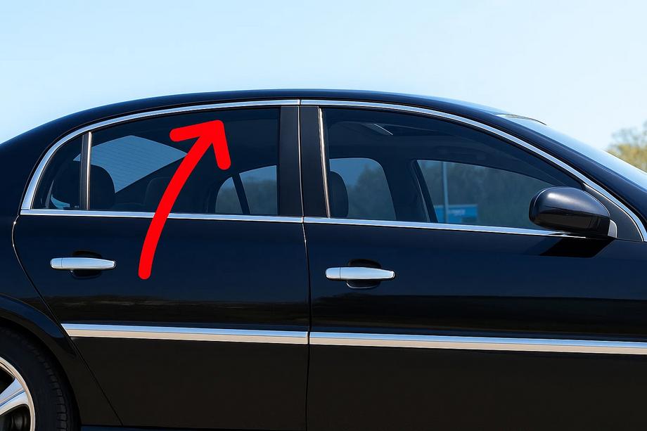 Opel Vectra C 2002–2008 Zgornje okenske okrasne letve (4 kosi, nerjaveče jeklo) Fotografija 1