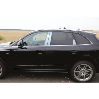 Letvice stebričkov vrat (6 kos, nerjavno jeklo) Audi Q5 2008–2017 fotografija 1