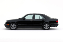Mercedes E-class W210 1995–2002 Spodnje okenske letvice (4 kosi, nerjaveče jeklo) Carmos - turško jeklo fotografija 3
