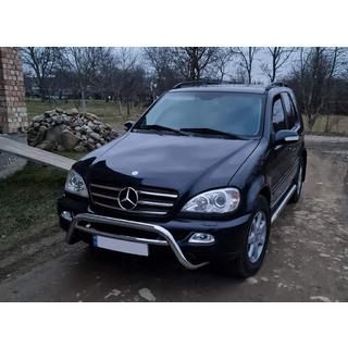 Okrasne letvice za rob maske (5 kos, nerjaveče jeklo) Mercedes ML W163 1997–2005 fotografija 2