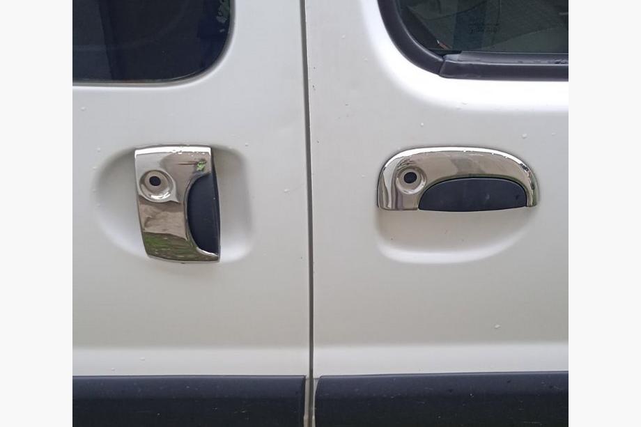 Renault Kangoo 1998–2008 Kromirane prevleke za kljuke (nerjaveče jeklo) Image