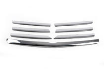 Mercedes Vaneo W414 2001–2005 Obrobe maske hladilnika (7 delov, nerjavno jeklo) fotografija 2