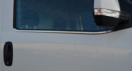 Fiat Doblo II 2010–2022 Obrobe stekel (nerjaveče jeklo) fotografija 6