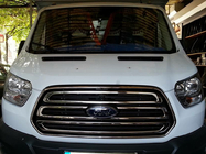 Ford Transit 2014– Okvir maske (2014-2018, 2 kosa, nerjaveče jeklo) OmsaLine - italijansko nerjaveče jeklo fotografija 5