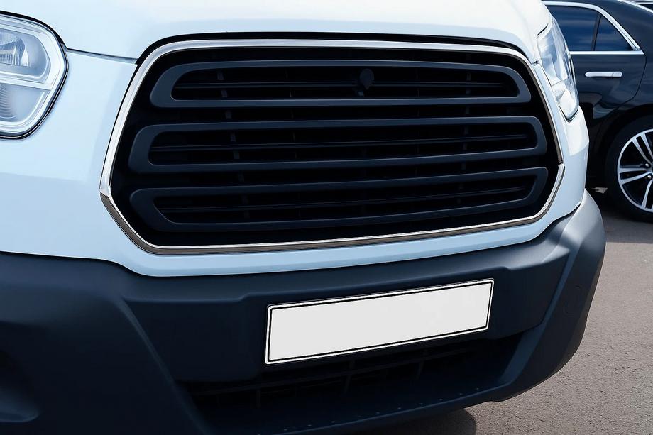 Ford Transit 2014– Okvir maske (2014-2018, 2 kosa, nerjaveče jeklo) OmsaLine - italijansko nerjaveče jeklo Image