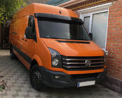 Volkswagen Crafter 2006–2016 Kromirane obloge maske hladilnika 2011-2017 Carmos - turško nerjaveče jeklo fotografija 1