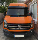 Volkswagen Crafter 2006–2016 Kromirane obloge maske hladilnika 2011-2017 Carmos - turško nerjaveče jeklo fotografija 2