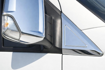 Volkswagen Crafter 2006–2016 Obrobe pri ogledalih (2 kosa, nerjaveče jeklo) fotografija 1