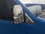 Mercedes Sprinter W906 2006–2018 Obrobe pri ogledalih (2 kosa, nerjaveče jeklo) Carmos - turško nerjaveče jeklo fotografija 3