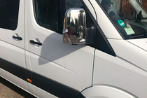 Mercedes Sprinter W906 2006–2018 Pokrovi ogledal (2 kosa) Kromirana plastika fotografija 7