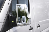 Volkswagen Crafter 2006–2016 Pokrovi ogledal (2 kosa) Carmos, turško jeklo fotografija 11