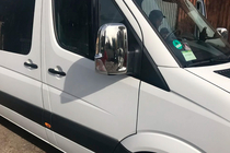 Volkswagen Crafter 2006–2016 Pokrovi ogledal (2 kosa) Carmos, turško jeklo fotografija 4