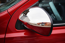 Nissan Qashqai 2010–2014 Kromirani pokrovi ogledal (2 kosa, nerjavno jeklo) Carmos - turško nerjaveče jeklo fotografija 1