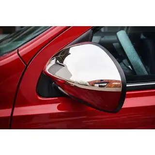 Kromirani pokrovi ogledal (2 kosa, nerjavno jeklo) Nissan Qashqai 2010–2014 fotografija 1