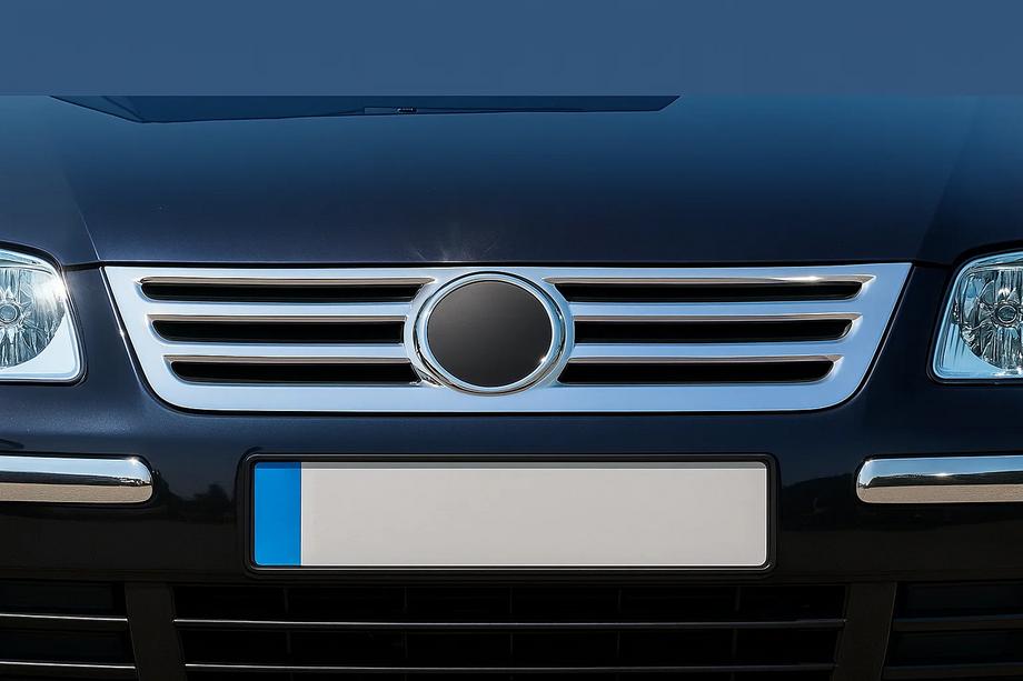 Volkswagen Caddy 2004–2010 Okrasna obloga maske (nerjaveče jeklo) OmsaLine - italijansko nerjavno jeklo Image