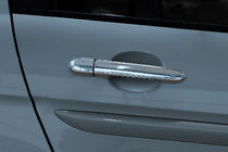 Hyundai Accent 2006–2010 Kromirane obloge kljuk vrat (4 kosi) OmsaLine - italijansko nerjavno jeklo fotografija 1
