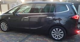 Opel Zafira B 2005–2011 Kromirane obloge kljuk vrat (4 kosi) OmsaLine - italijansko nerjavno jeklo fotografija 1