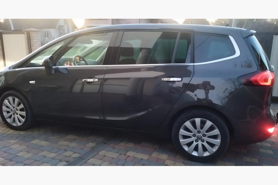 Opel Zafira B 2005–2011 Kromirane obloge kljuk vrat (4 kosi) OmsaLine - italijansko nerjavno jeklo Image