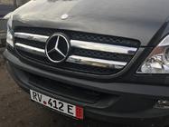 Mercedes Sprinter W906 2006–2018 Okrasne letvice za masko (2006-2013, nerjavno jeklo) OmsaLine - italijansko nerjaveče jeklo fotografija 7