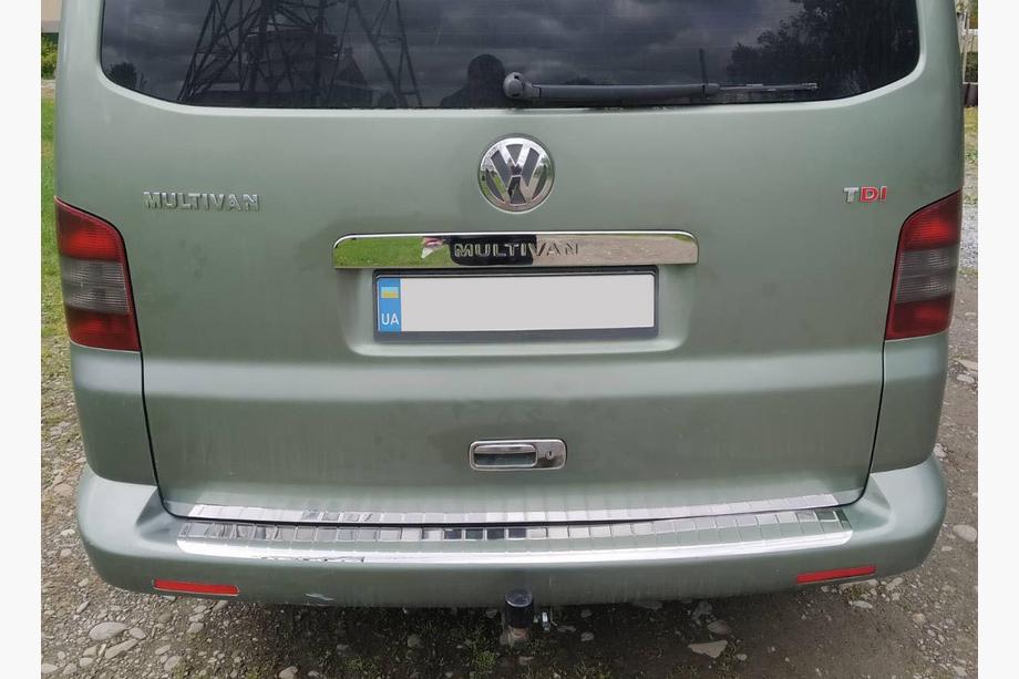 Volkswagen T5 Caravelle 2004–2010 Obloga ročaja prtljažnika (nerjaveče jeklo) Image