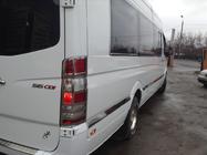 Mercedes Sprinter W906 2006–2018 Letvice na vratih (nerjavno jeklo) Dolga medosna razdalja. OmsaLine – italijansko nerjaveče jeklo fotografija 7