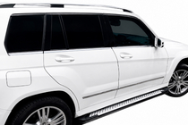 Mercedes GLK class X204 2008–2015 Bočne stopnice Allmond Grey (2 kosa, aluminij) fotografija 1
