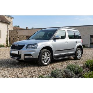 Stranske stopnice Bosphorus Black (2 kosa, aluminij) Skoda Yeti 2009–2017 fotografija 1