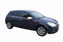 Opel Astra H 2004–2013 Zunanje okrasne letve okoli stekel (inox) fotografija 8