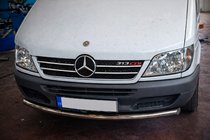 Mercedes Sprinter W901/902/903/904/905 1995–2006 Sprednja zaščitna cev ST008 (nerjavno jeklo) fotografija 2