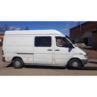 Stranski pragovi Premium (2 kos, nerj.) Mercedes Sprinter W901/902/903/904/905 1995–2006 fotografija 1