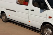 Volkswagen LT 1995–2006 Stranske cevi (2 kos, nerjavno jeklo) fotografija 5
