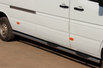 Volkswagen LT 1995–2006 Stranske cevi (2 kos, nerjavno jeklo) fotografija 1