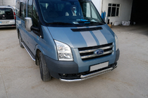 Ford Transit 2000–2014 Sprednji zaščitni lok ST014 (2006-2014, nerjaveče jeklo) fotografija 3