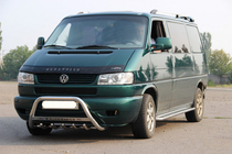 Volkswagen T4 Caravelle/Multivan 1990–2003 Sprednji zaščitni lok WT003 60 mm (nerjavno jeklo) 51 mm, z napisom fotografija 4