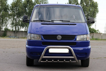 Volkswagen T4 Caravelle/Multivan 1990–2003 Sprednji zaščitni lok WT003 60 mm (nerjavno jeklo) 51 mm, z napisom fotografija 2