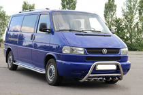 Volkswagen T4 Caravelle/Multivan 1990–2003 Sprednji zaščitni lok WT003 60 mm (nerjavno jeklo) 51 mm, z napisom fotografija 3